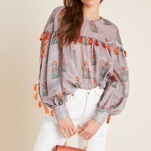 SACHIN & BABI ACACIA TASSELED BLOUSE